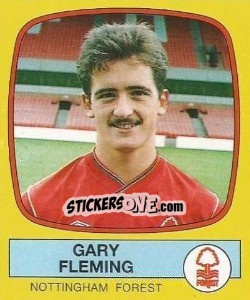 Figurina Gary Fleming - UK Football 1987-1988 - Panini