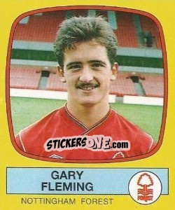 Sticker Gary Fleming - UK Football 1987-1988 n. 182 - Panini