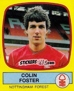 Figurina Colin Foster - UK Football 1987-1988 - Panini