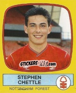 Sticker Steve Chettle - UK Football 1987-1988 n. 186 - Panini
