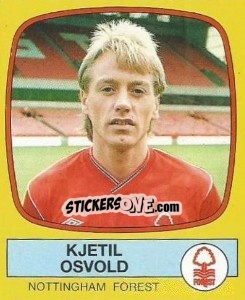 Cromo Kjetil Osvold - UK Football 1987-1988 - Panini