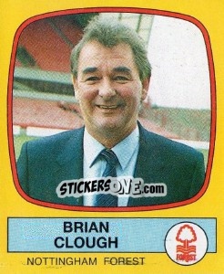 Sticker Brian Clough - UK Football 1987-1988 n. 188 - Panini