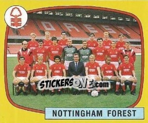 Sticker Team - UK Football 1987-1988 - Panini