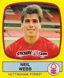 Sticker Neil Webb - UK Football 1987-1988 - Panini