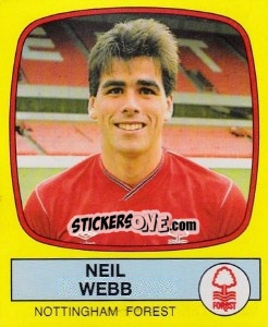 Cromo Neil Webb - UK Football 1987-1988 n. 191 - Panini