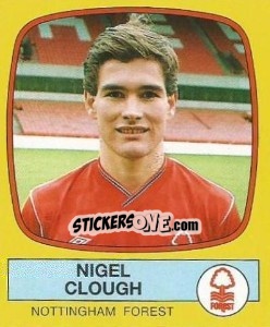 Sticker Nigel Clough - UK Football 1987-1988 - Panini