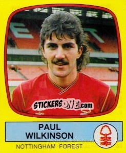 Sticker Paul Wilkinson - UK Football 1987-1988 - Panini