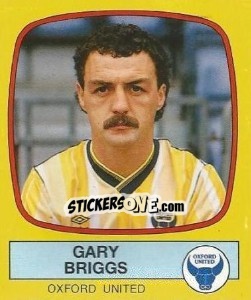 Sticker Gary Briggs - UK Football 1987-1988 - Panini