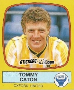 Sticker Tommy Caton - UK Football 1987-1988 - Panini