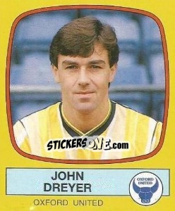 Figurina John Dreyer - UK Football 1987-1988 - Panini