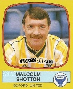 Sticker Malcolm Shotton - UK Football 1987-1988 - Panini