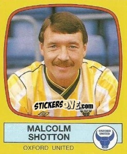 Sticker Malcolm Shotton - UK Football 1987-1988 n. 201 - Panini