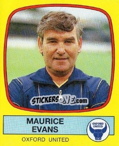 Cromo Maurice Evans - UK Football 1987-1988 - Panini