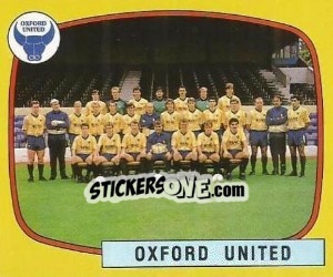 Sticker Team - UK Football 1987-1988 - Panini