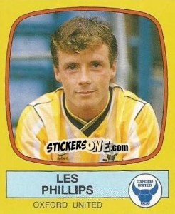 Sticker Les Phillips - UK Football 1987-1988 - Panini