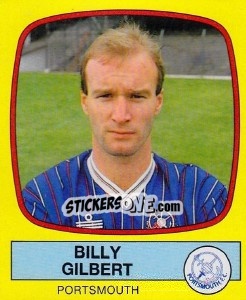 Sticker Billy Gilbert - UK Football 1987-1988 - Panini