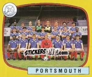 Sticker Team - UK Football 1987-1988 - Panini