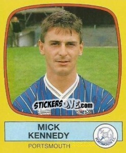 Figurina Mick Kennedy - UK Football 1987-1988 - Panini