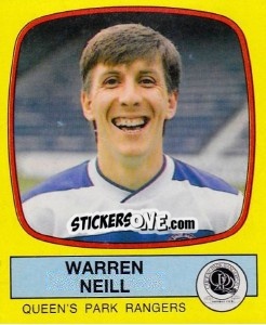 Cromo Warren Neill - UK Football 1987-1988 - Panini