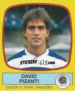 Sticker David Pizanti - UK Football 1987-1988 - Panini