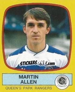Figurina Martin Allen - UK Football 1987-1988 - Panini