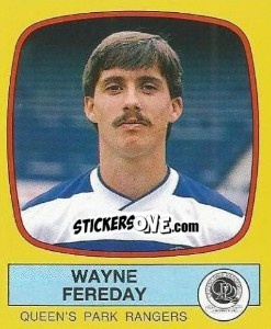 Cromo Wayne Fereday - UK Football 1987-1988 - Panini