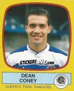 Figurina Dean Coney - UK Football 1987-1988 - Panini