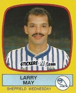 Sticker Larry May - UK Football 1987-1988 - Panini
