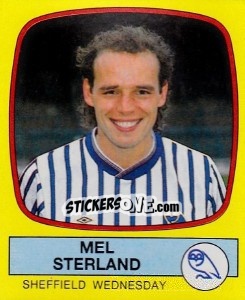 Cromo Mel Sterland - UK Football 1987-1988 - Panini