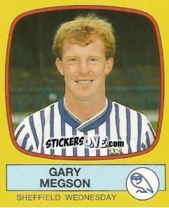 Cromo Gary Megson - UK Football 1987-1988 - Panini