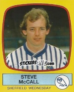 Cromo Steve McCall - UK Football 1987-1988 - Panini