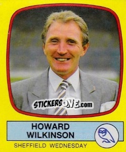 Figurina Howard Wilkinson - UK Football 1987-1988 - Panini