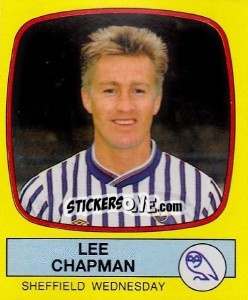 Cromo Lee Chapman - UK Football 1987-1988 - Panini