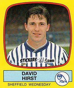 Sticker David Hirst - UK Football 1987-1988 - Panini