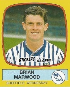 Figurina Brian Marwood - UK Football 1987-1988 - Panini