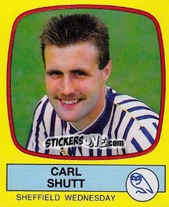 Cromo Carl Shutt - UK Football 1987-1988 - Panini
