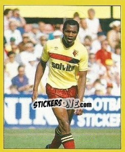 Sticker Luther Blissett - UK Football 1987-1988 - Panini