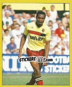 Figurina Luther Blissett - UK Football 1987-1988 - Panini