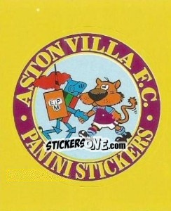 Cromo Aston Villa Badge - UK Football 1987-1988 - Panini