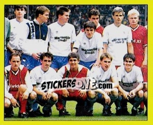 Sticker Football League XI v Rest of the World - UK Football 1987-1988 - Panini
