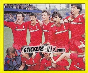 Sticker Liverpool 1985-86 - UK Football 1987-1988 n. 291 - Panini