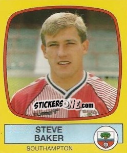 Sticker Steve Baker - UK Football 1987-1988 - Panini
