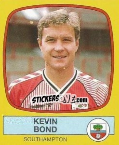 Figurina Kevin Bond - UK Football 1987-1988 - Panini