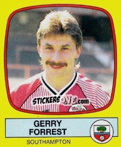 Figurina Gerry Forrest - UK Football 1987-1988 - Panini