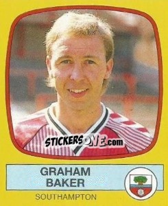 Figurina Graham Baker - UK Football 1987-1988 - Panini