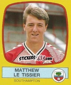 Sticker Matthew Le Tissier - UK Football 1987-1988 - Panini