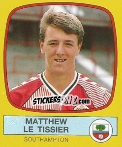 Sticker Matthew Le Tissier - UK Football 1987-1988 n. 310 - Panini