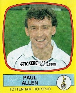 Cromo Paul Allen - UK Football 1987-1988 - Panini