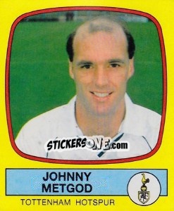 Sticker Johnny Metgod - UK Football 1987-1988 - Panini