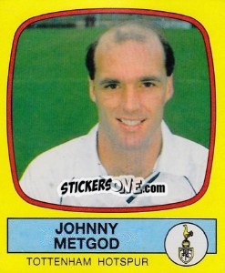 Figurina Johnny Metgod - UK Football 1987-1988 n. 323 - Panini
